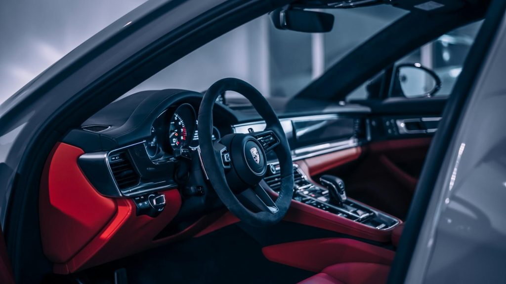 remaps exeter 2 porsche interior with red leather